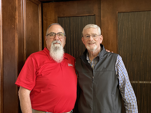 Rich standing with Gary Skinner